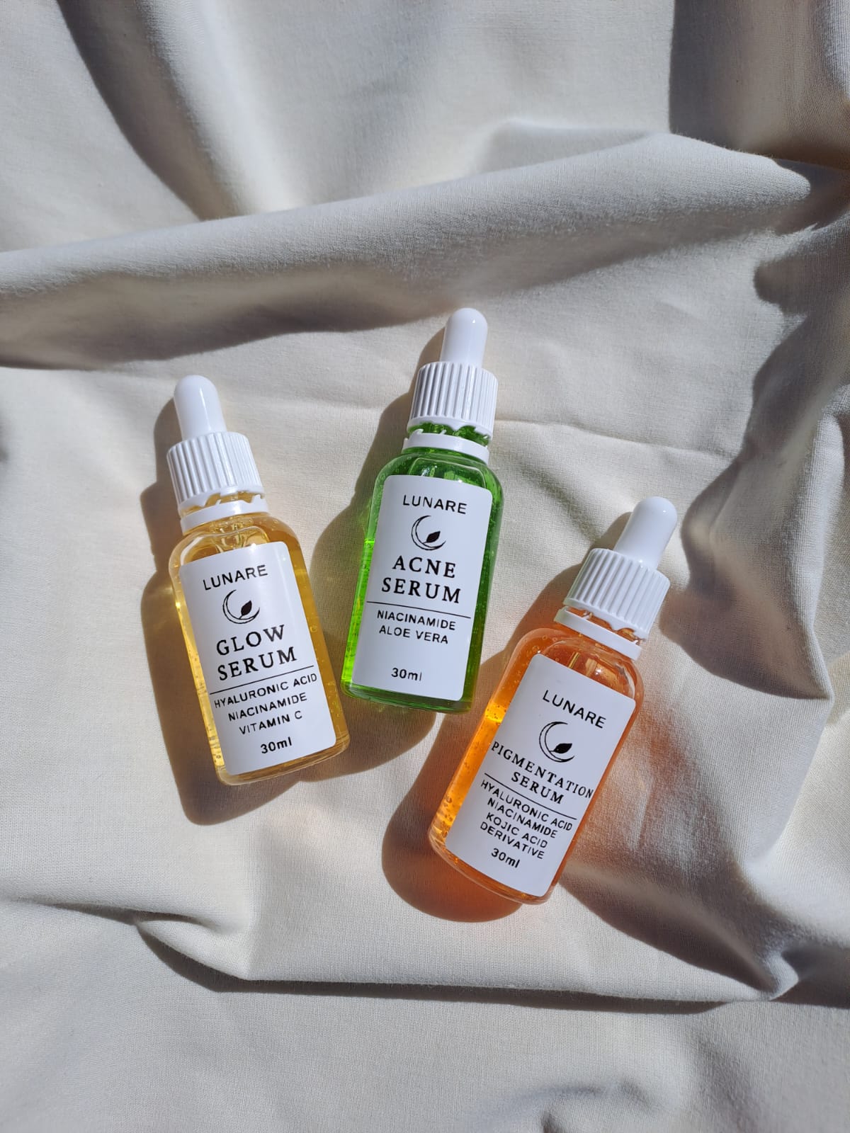 LUNARE Transformation Trio Serums