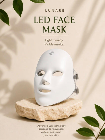 7-in-1 LED Face Mask | Light Therapy for Clear Skin