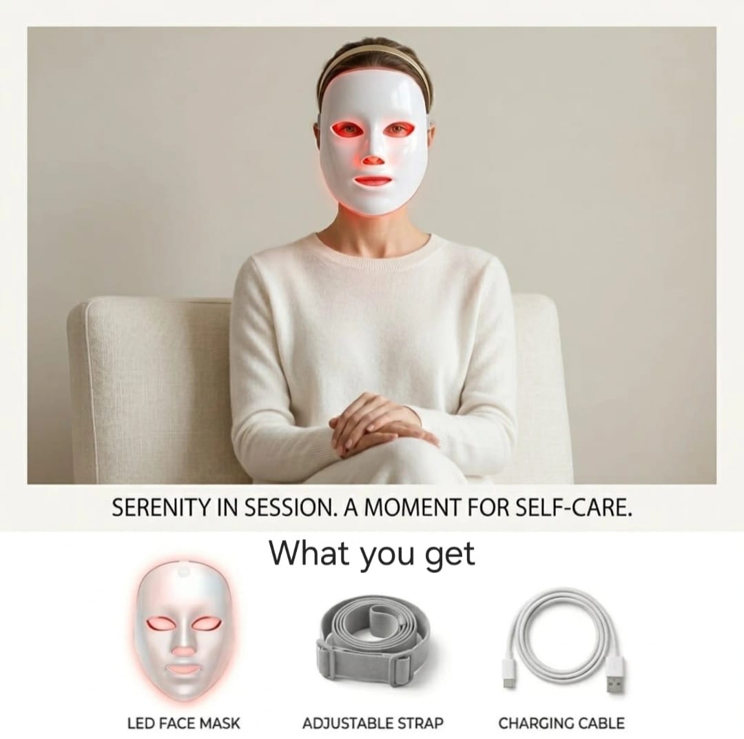 7-in-1 LED Face Mask | Light Therapy for Clear Skin